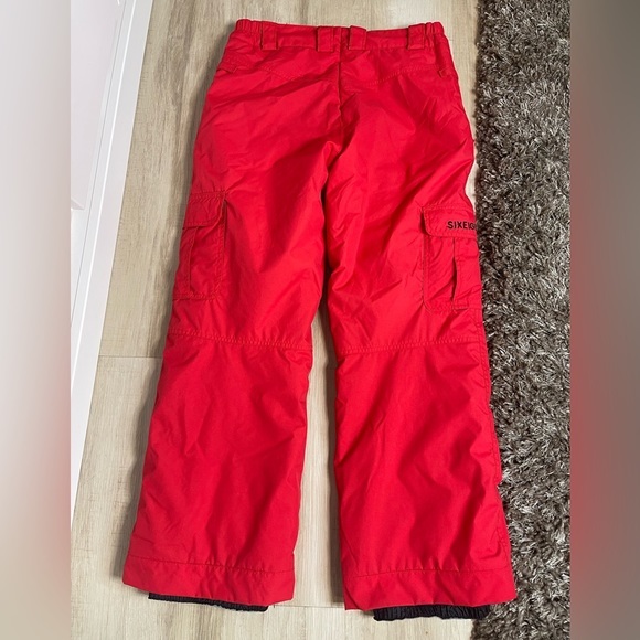 686 Boys snowboard Evolution Insulated InfiDry Pants Snowboard size XL Red - Picture 3 of 7